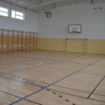 Powiększ zdjęcie Renowacja płyty głównej hali sportowej Gimnazjum w Ostrówku