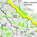 Powiększ zdjęcie Mapa obwodów łowieckich Gmina Ostrówek